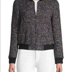 Rebecca Taylor multi tweed bomber jacket